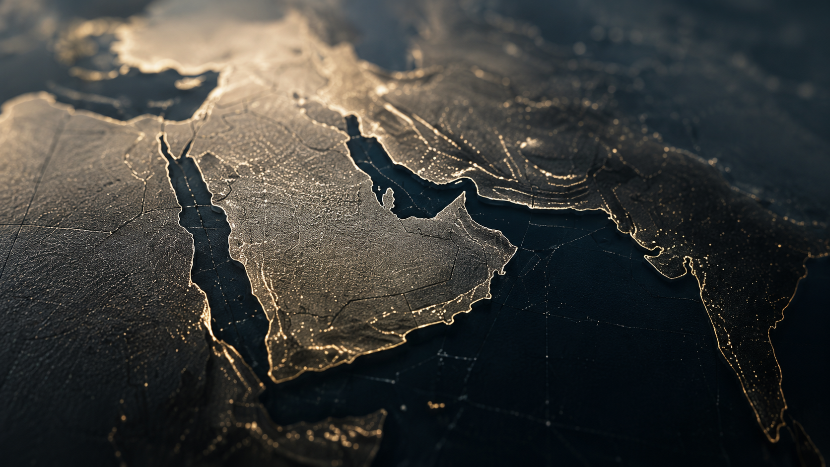 MENA regional map visual